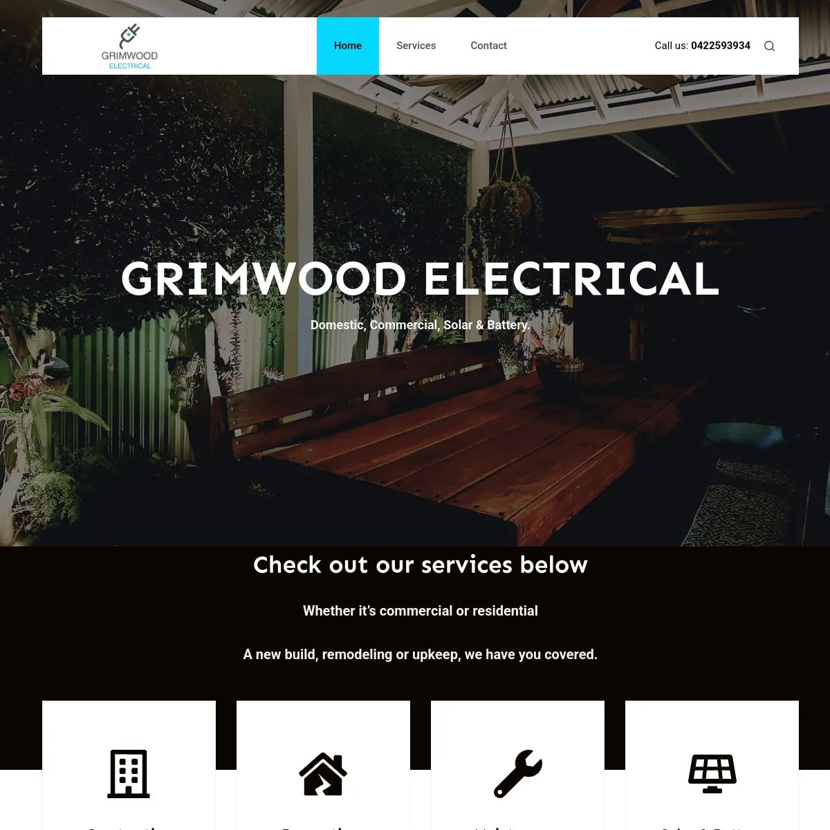 Grimwood Electrical website